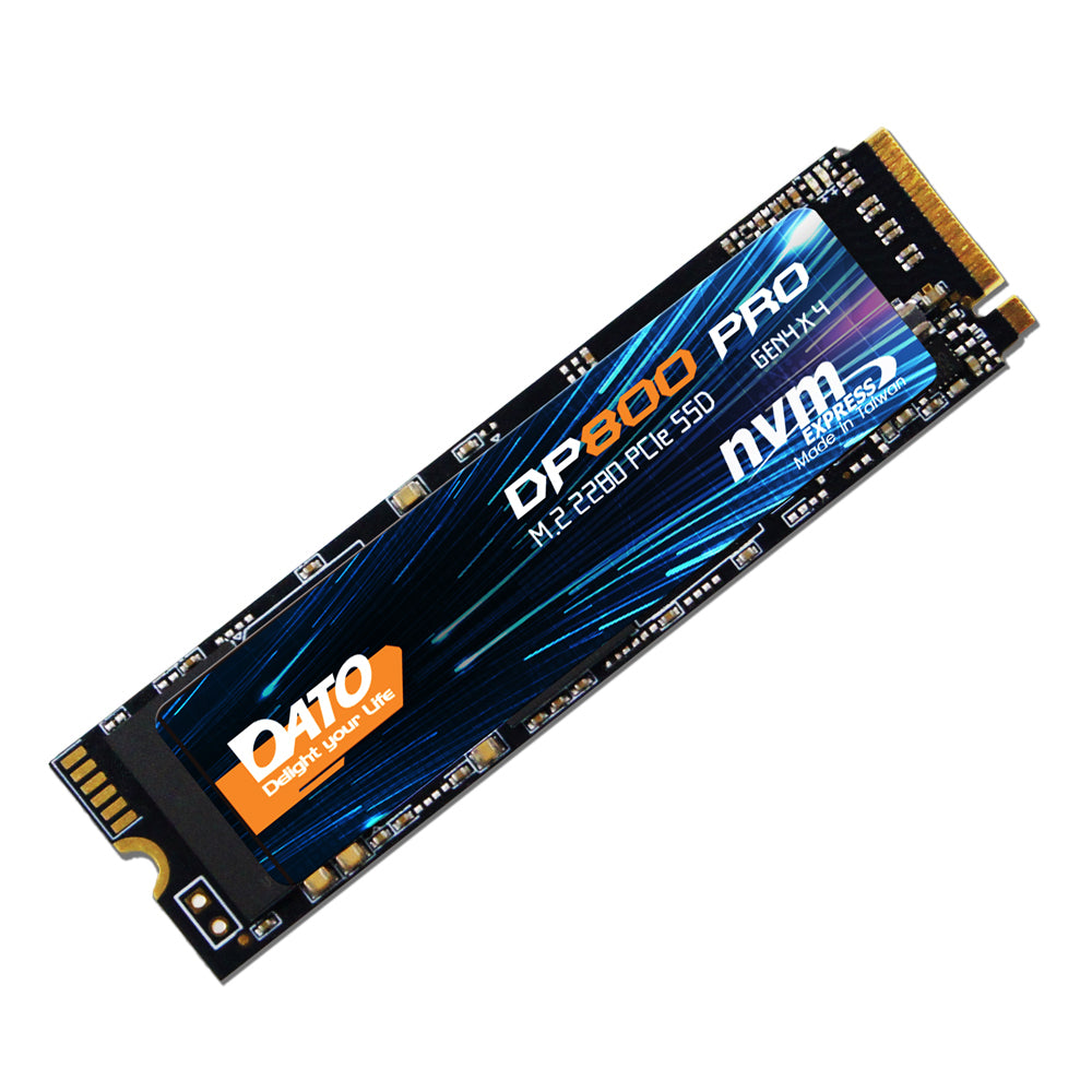 Solid State Drive (SSD) Dato DP800 Pro, NVME M.2 2280, PCIe, 4TB, Черен DP800PSSD-4TB