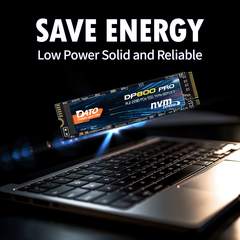 Solid State Drive (SSD) Dato DP800 Pro, NVME M.2 2280, PCIe, 4TB, Черен DP800PSSD-4TB