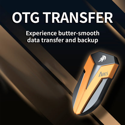 Solid State Drive (SSD Extern) Dato Ares Amber Shield, 2TB, Черен ARSASE-2TB