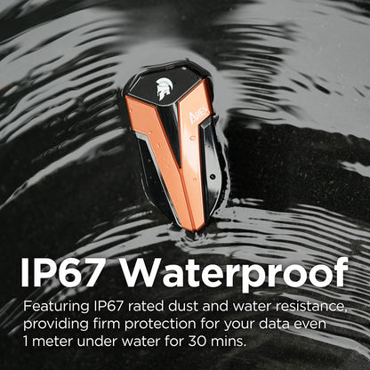 Solid State Drive (SSD Extern) Dato Ares Amber Shield, 2TB, Черен ARSASE-2TB