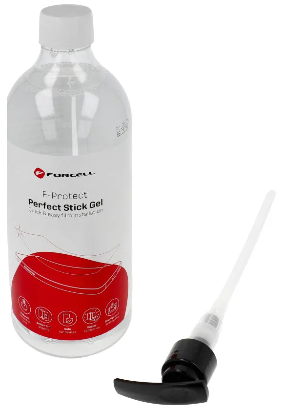 Разтвор Gel Forcell Perfect Stick за прилагане на защитно фолио от пластмаса / силикон, 1л