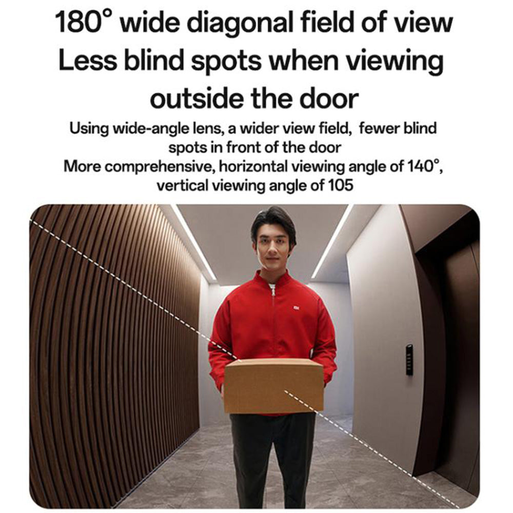 Звънец Yesido KM27, Wi-Fi, 2K, Бял