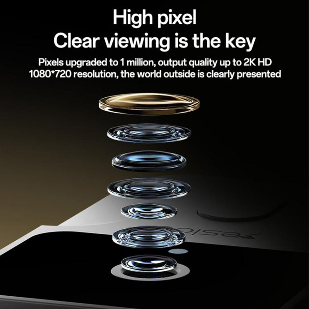 Звънец Yesido KM27, Wi-Fi, 2K, Бял