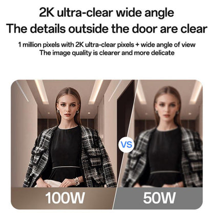 Звънец Yesido KM27, Wi-Fi, 2K, Бял