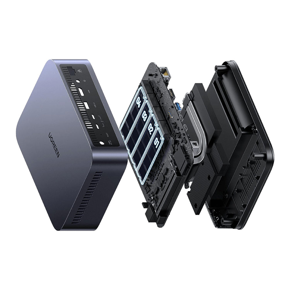 Станция за управление на дигитално съдържание UGREEN DXP480T Plus, черна