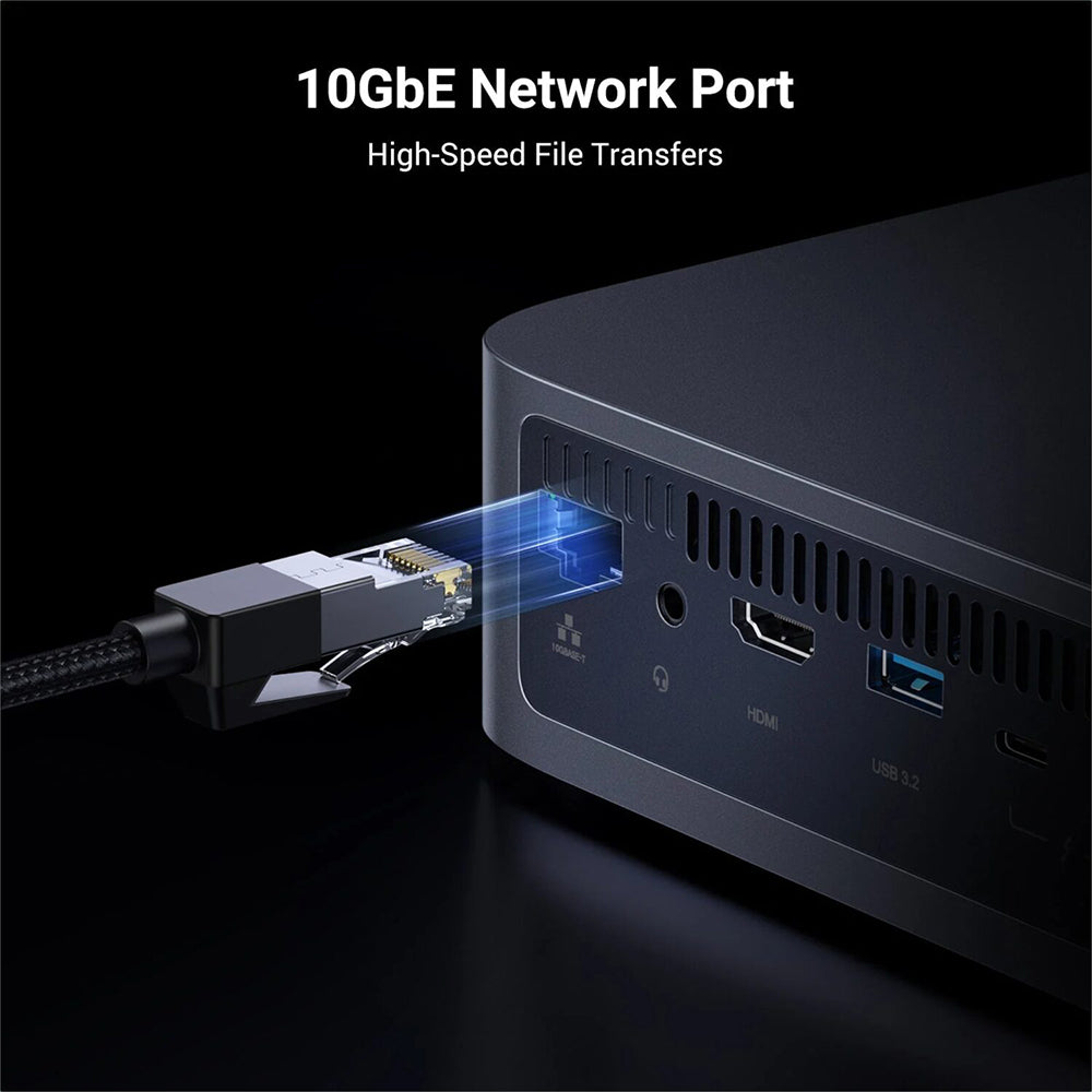 Станция за управление на дигитално съдържание UGREEN DXP480T Plus, черна