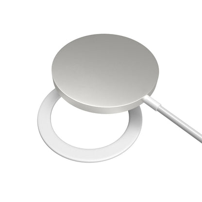 Стикер метален фиксиран, бял