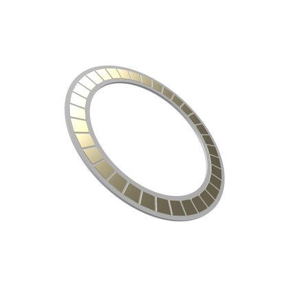 Стикер метален фиксиран, бял