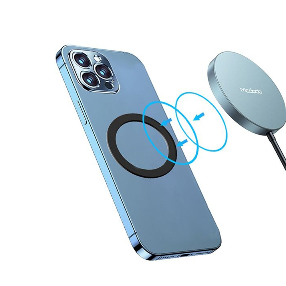 Метален стикер McDodo PC-1620, Черен