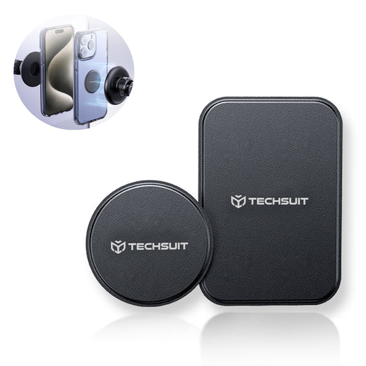 Стикер метален Techsuit MP02 2in1, Черен