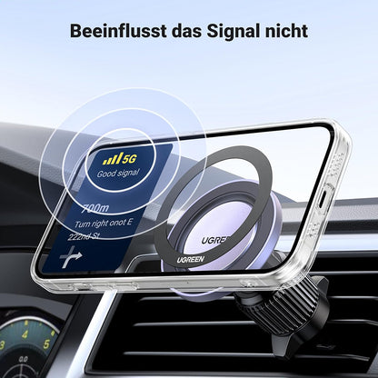 Метален стикер UGREEN LP428 (25766), Комплект 2 броя, Черен