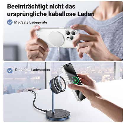 Метален стикер UGREEN LP428 (25766), Комплект 2 броя, Черен