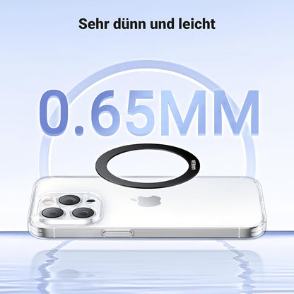 Метален стикер UGREEN LP428 (25766), Комплект 2 броя, Черен