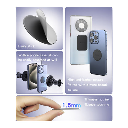 Метален стикер Yesido C207 2в1, Черен