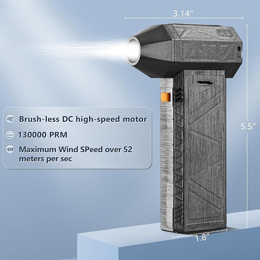 Въздушен дувалка Techsuit YY01, 120W, Черен