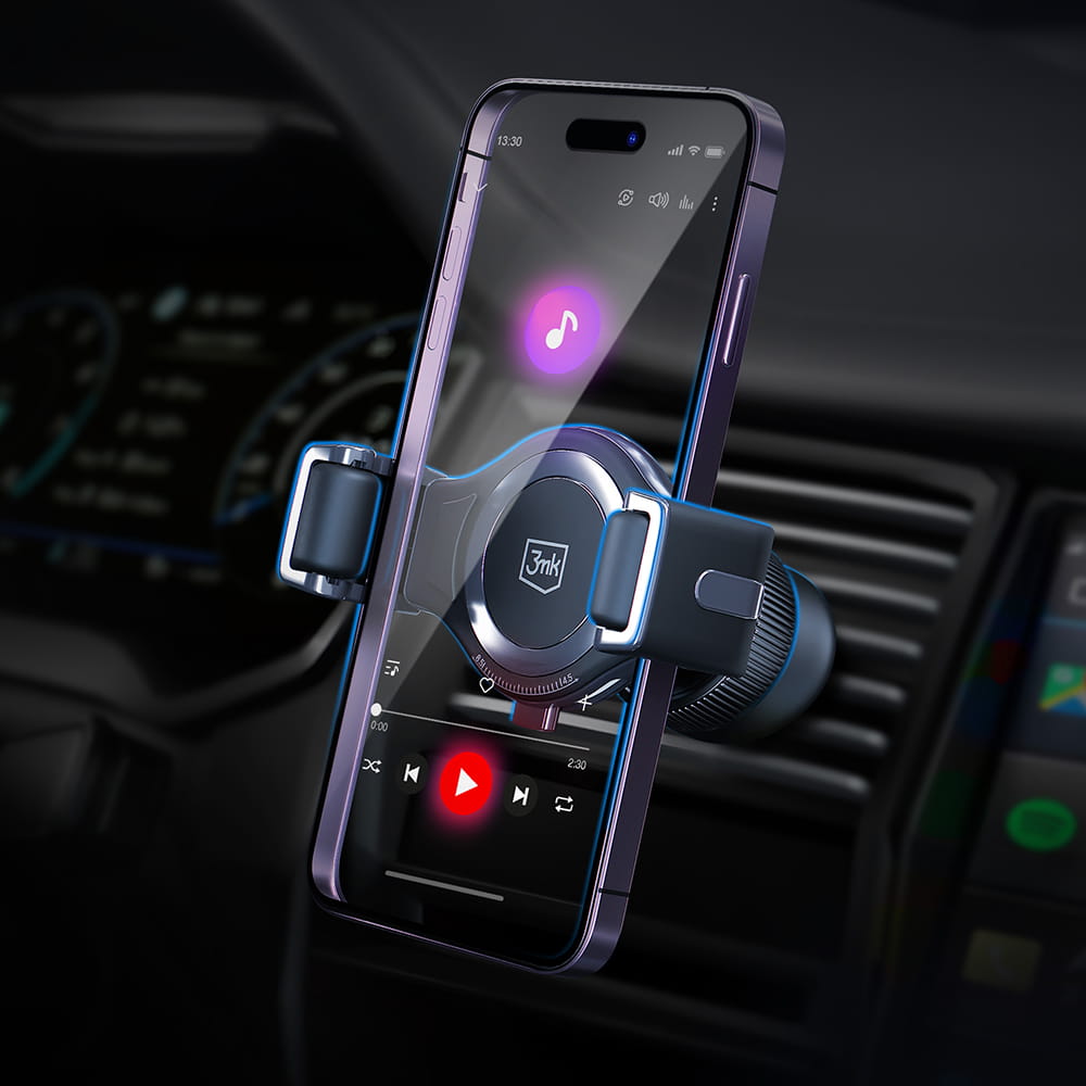 Автомобилен държач 3MK Memo Hug, 4.5inch - 6.7inch, Черен