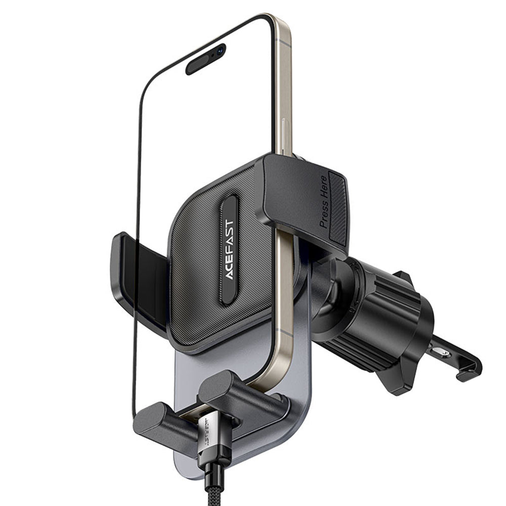 Автомобилен държач Acefast D25, 4.5inch - 6.7inch, Черен