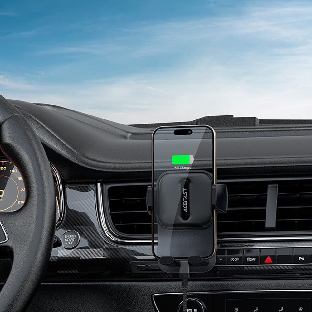 Автомобилен държач Acefast D25, 4.5inch - 6.7inch, Черен