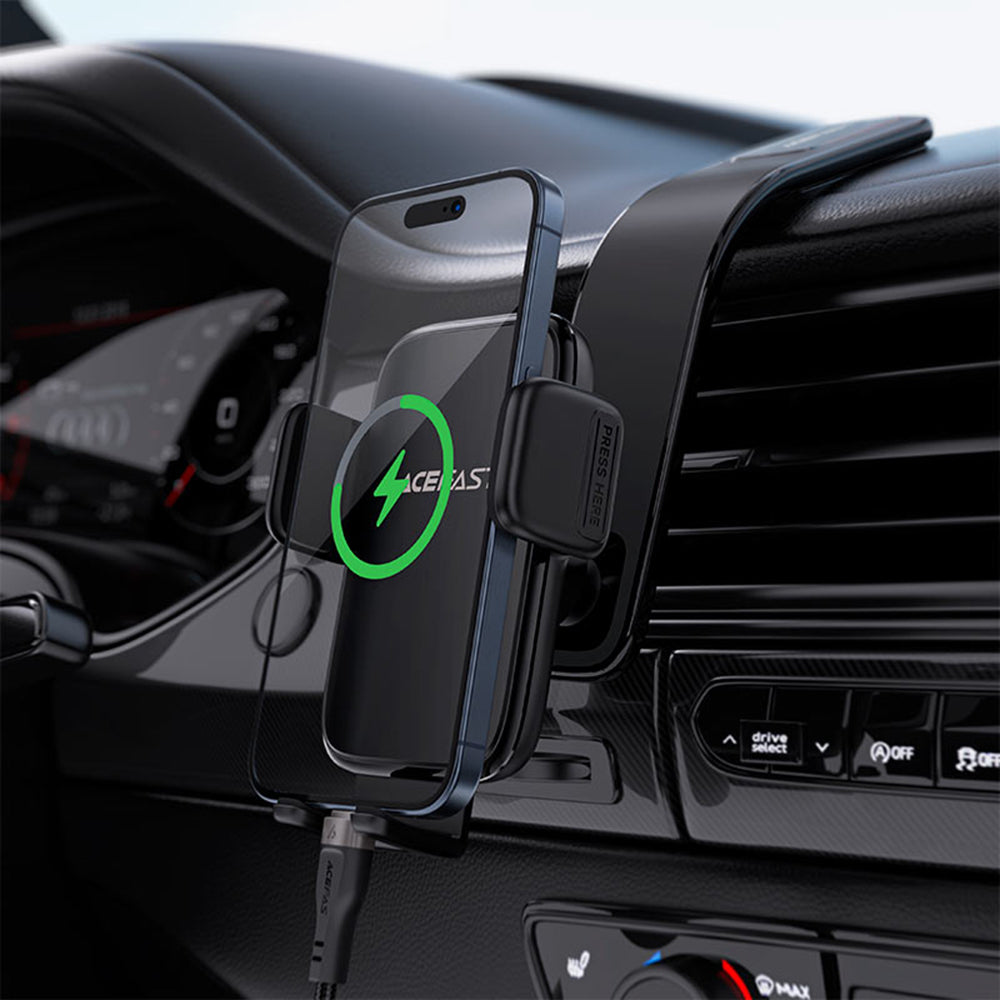 Автомобилен държач Acefast D28, 4.5inch - 6.7inch, Черен