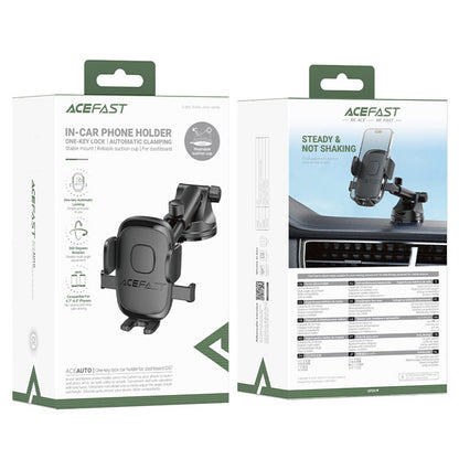 Автомобилен държач Acefast D57, 4.7inch - 6.9inch, Черен