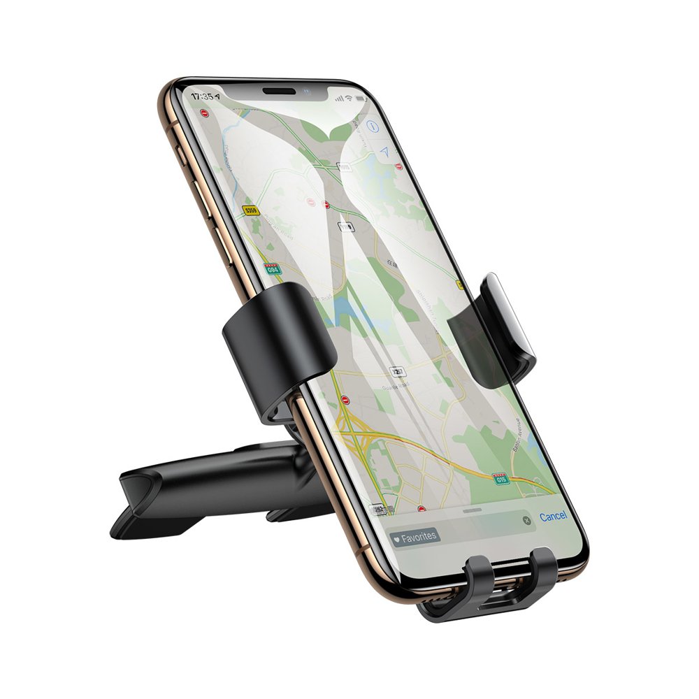 Baseus Metal Age Gravity Car Mount, универсален, черен SUYL-J01