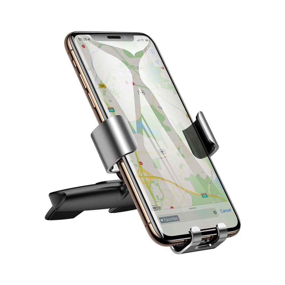 Baseus Metal Age Gravity Car Mount, универсален, сребрист SUYL-J0S 