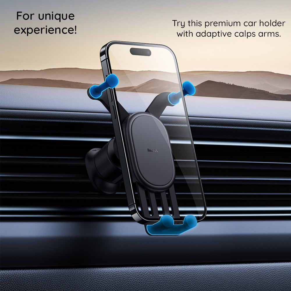 Автомобилен държач Baseus Pro, Универсален, Черен SUWX030001