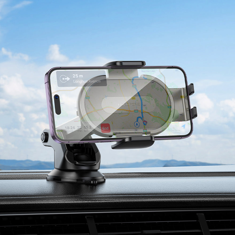 Автомобилен държач Borofone BH134 Rio, 4.5inch - 7inch, Черен