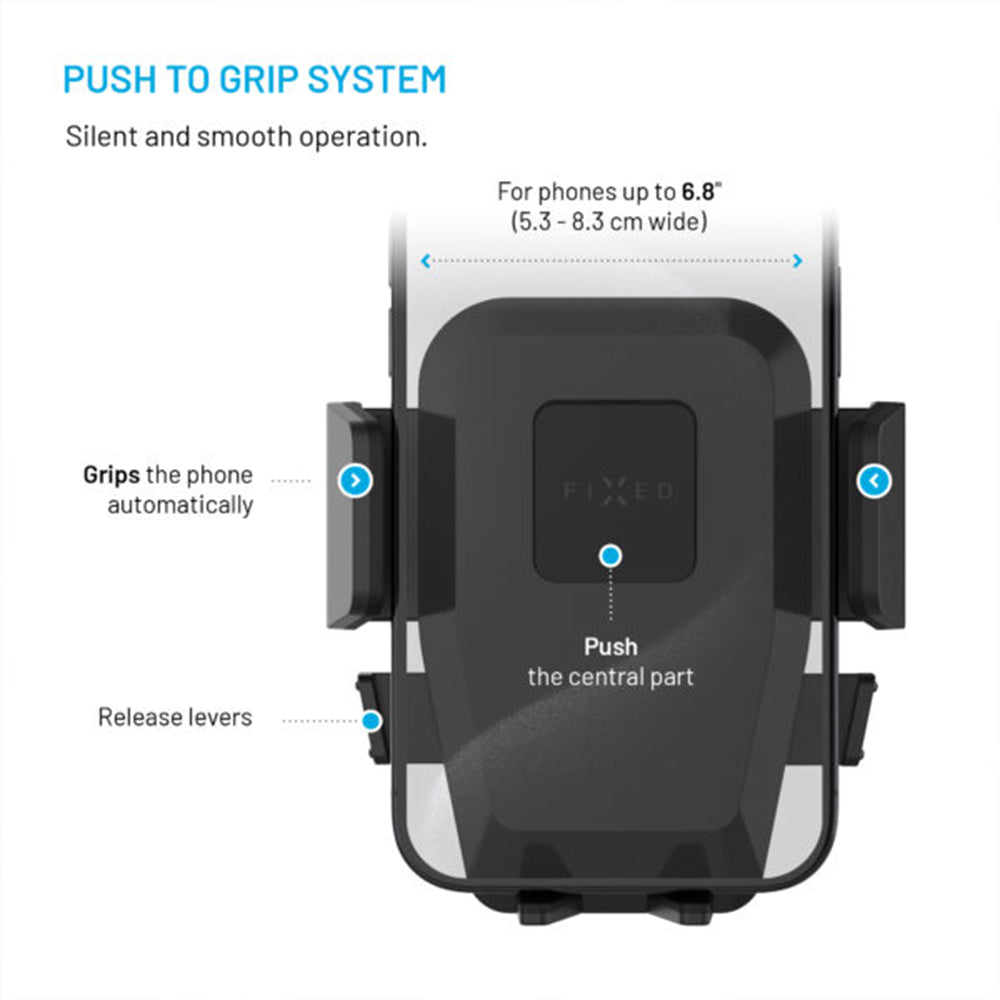 Fixed Iconiq XXL Universal Car Holder, Black