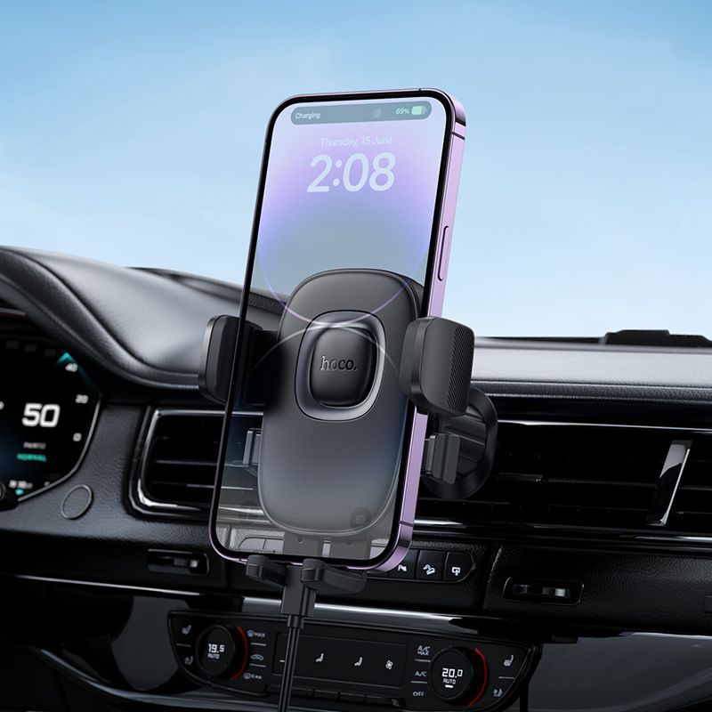 Автомобилен държач HOCO H75, Универсален, Черен