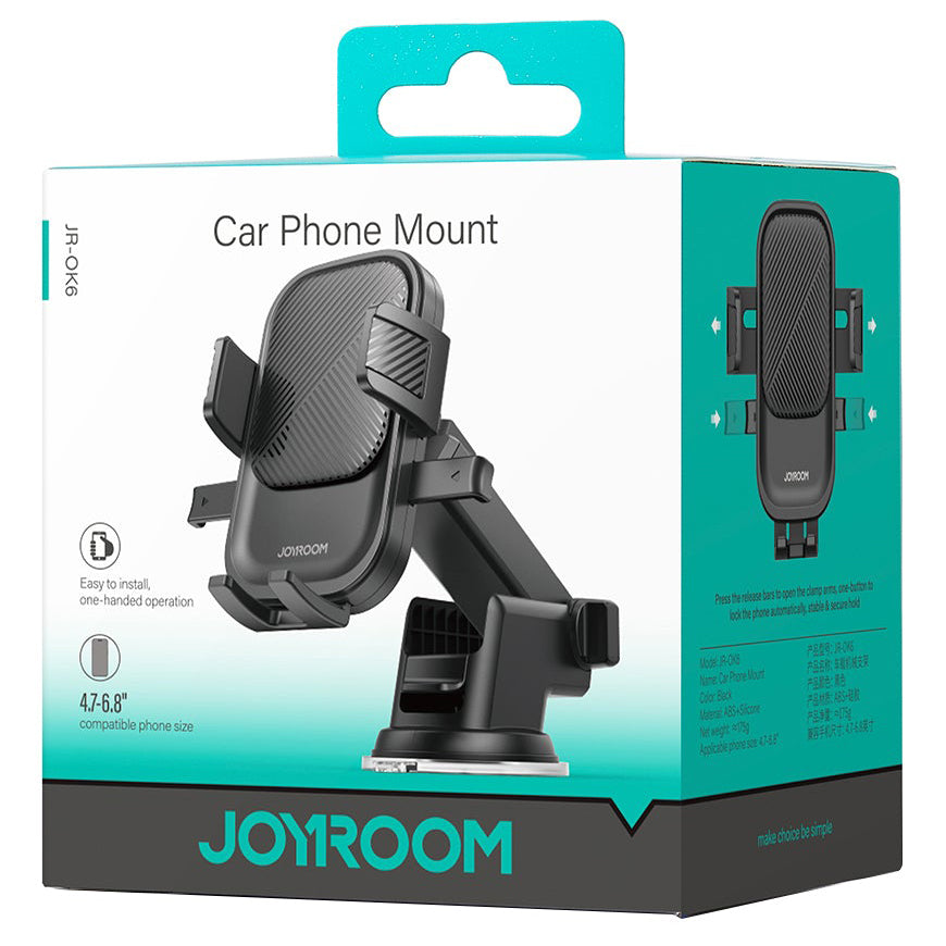 Автомобилен държач Joyroom JR-OK6 Dash 2, 4.7 инча - 6.8 инча, Черен