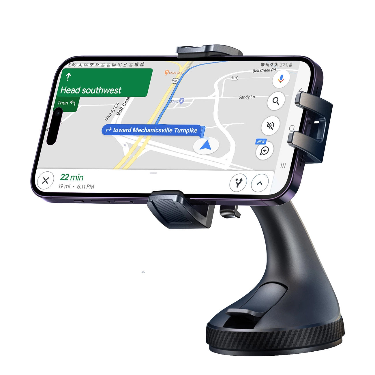 Автомобилен държач Joyroom JR-OK6 Dash, 4.7 инча - 6.8 инча, Черен