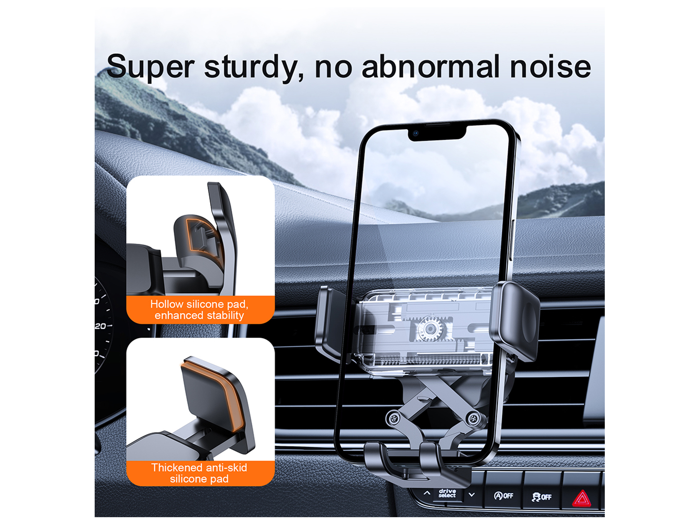 Автомобилен държач Joyroom JR-ZS283 Vent, 4.7inch - 6.7inch, Черен