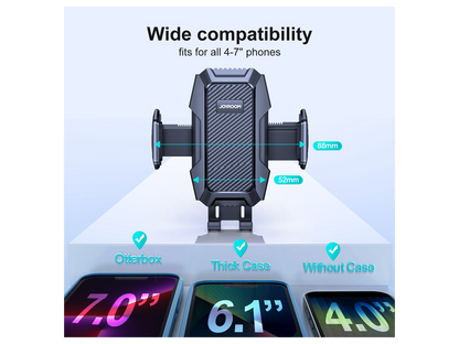 Автомобилна стойка Joyroom JR-ZS285, 4.5inch - 6.5inch, Черен
