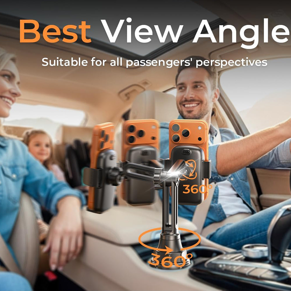 Автомобилна стойка Lisen за телефон, 4.7inch - 7inch, Черен YL0223070048