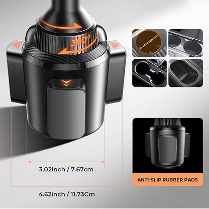 Автомобилен държач Lisen, 4.7inch - 7.2inch, Черен YL0220100001