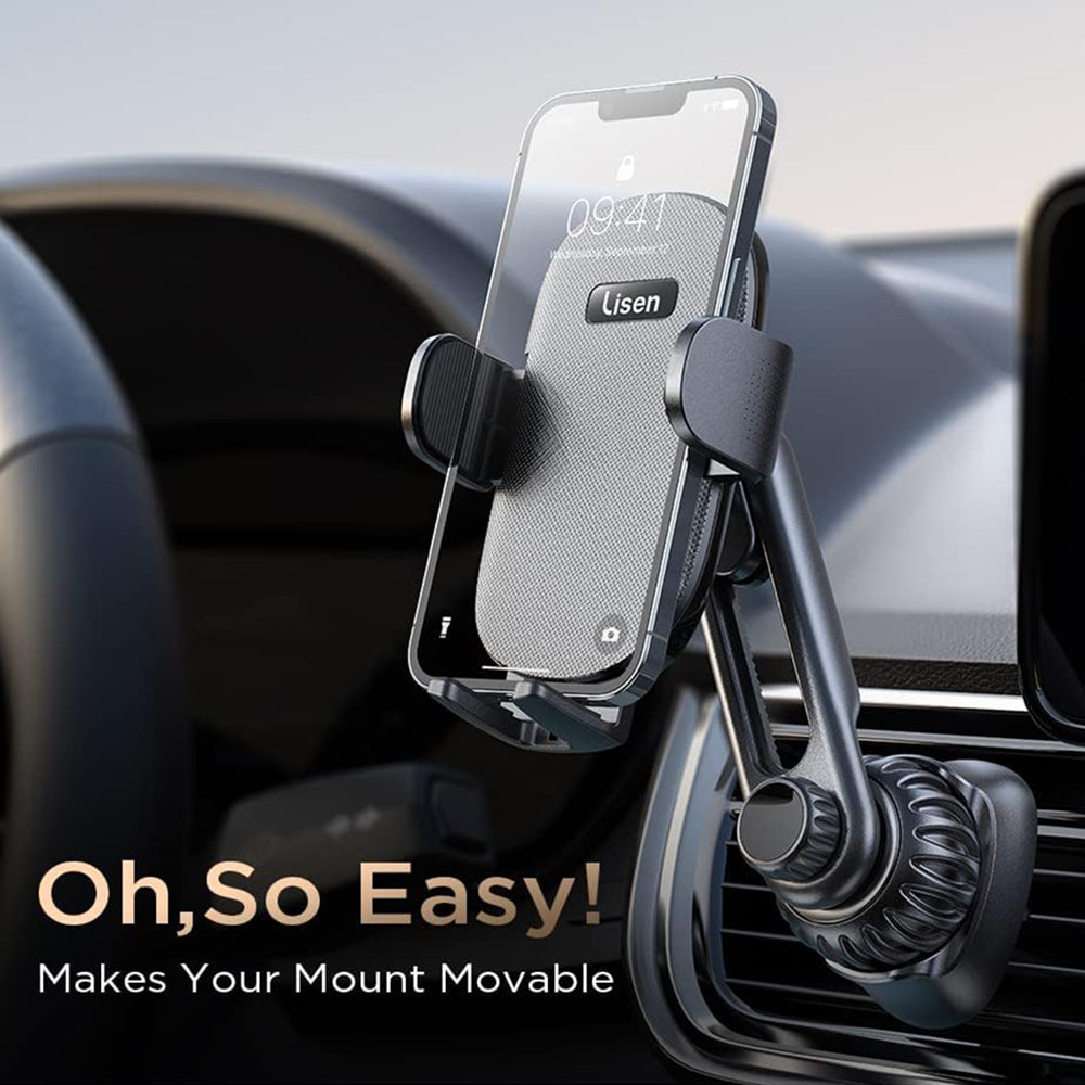 Автомобилна стойка Lisen, 4.7inch - 7.2inch, Черен YL0222060011