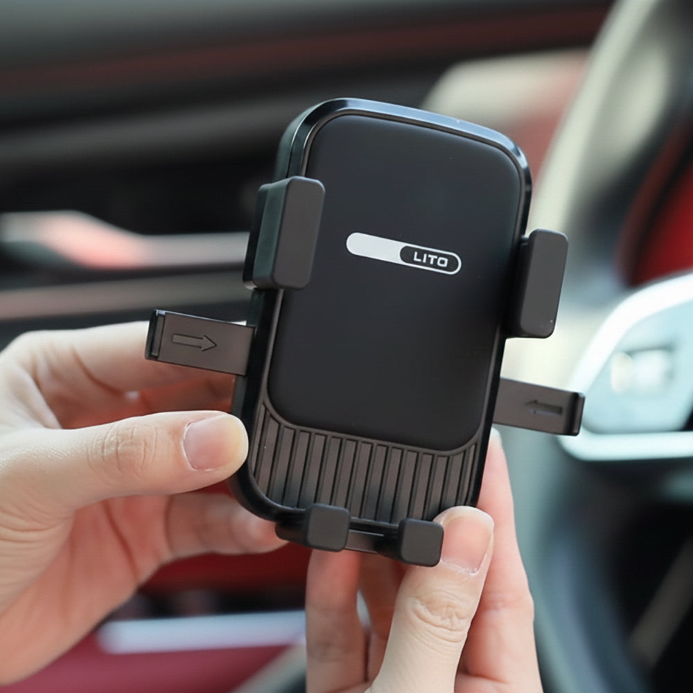 Автомобилна поставка Lito LT-W08, Универсална, Сива