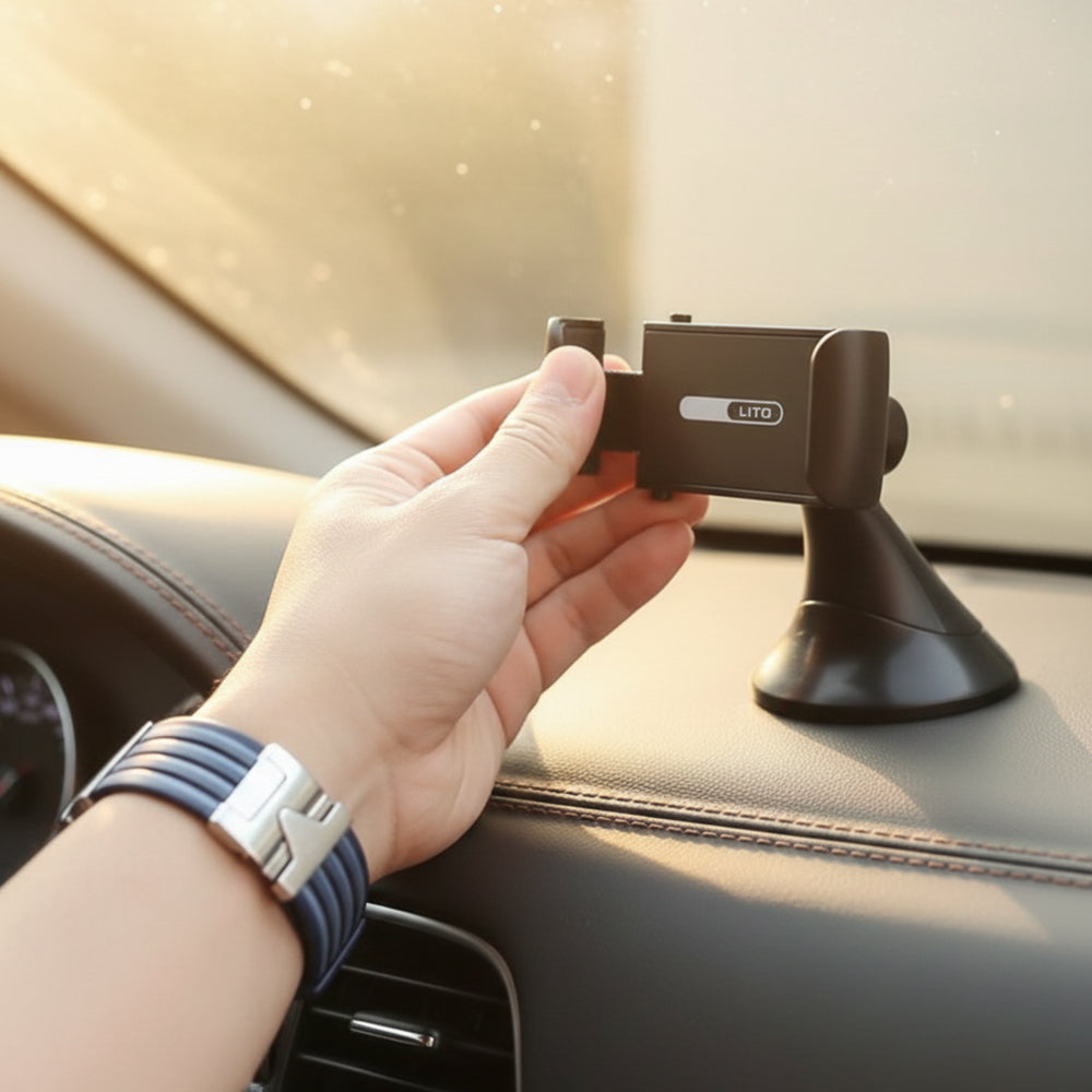 Автомобилна стойка Lito LT-W09, Универсална, Сива