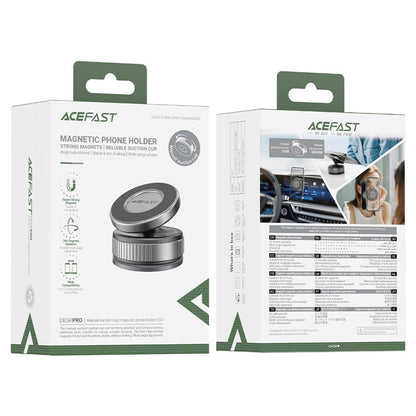 Магнитна стойка за кола Acefast E27, Универсална, Сива