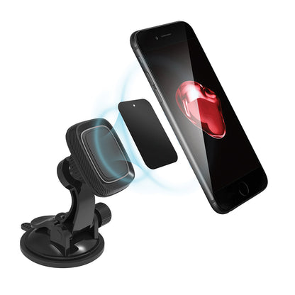 Магнитна стойка за кола ColorWay CW-CHM06, Универсална, Черна