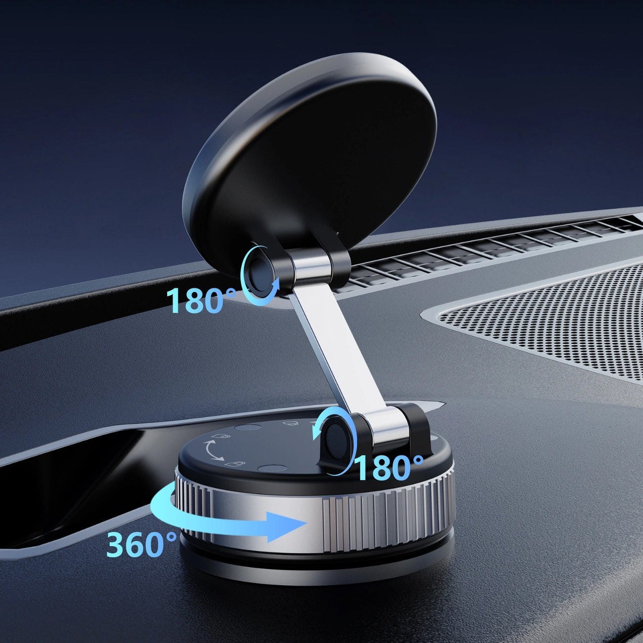 Магнитна стойка за кола Dudao F24PRO, Универсална, Черна