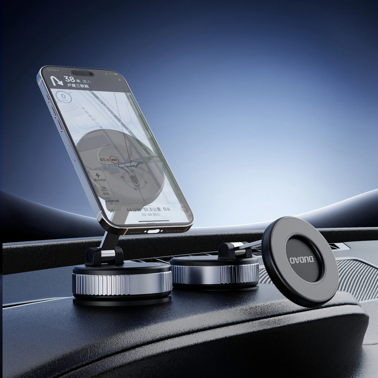 Магнитна стойка за кола Dudao F24PRO, Универсална, Черна