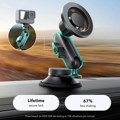 Магнитна стойка за кола ESR OmniLock Dash, Универсална, Черна