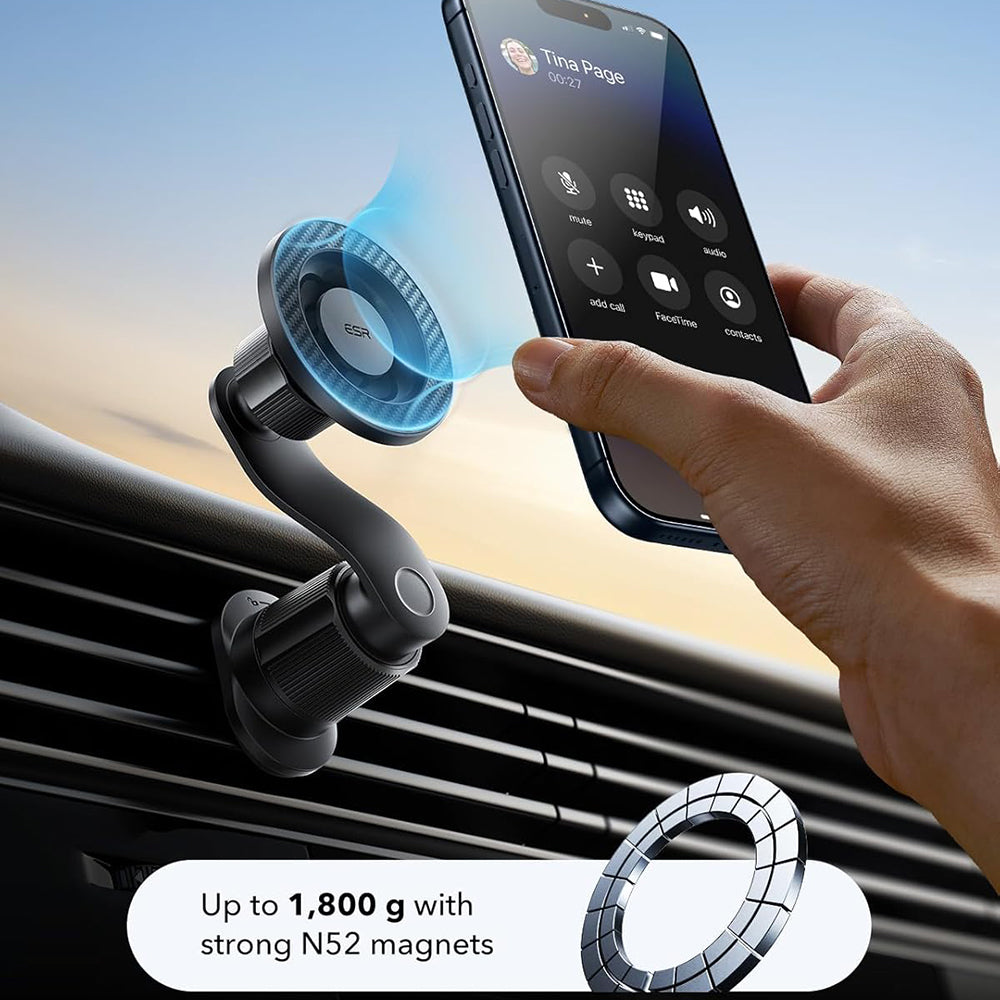 ESR OmniLock Magnetic Car Holder, Universal, Black