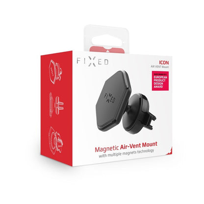 Магнитна стойка за кола Fixed Icon, Универсална, Черна
