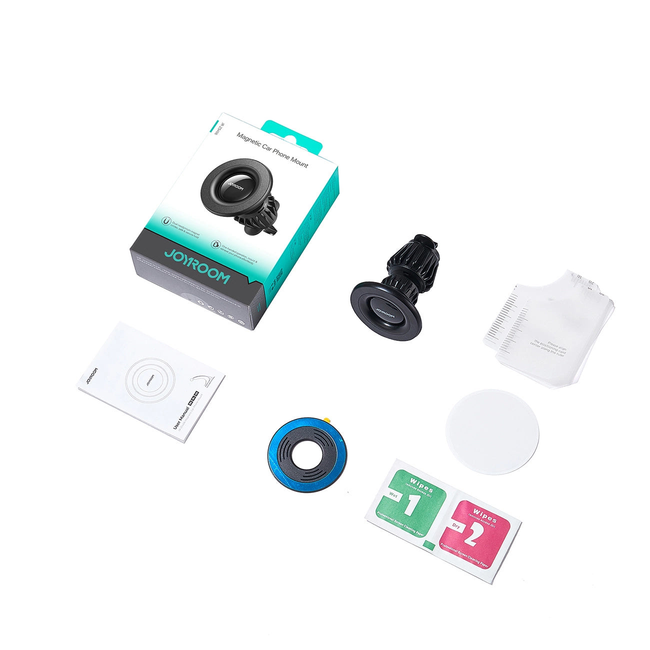 Магнитна стойка за кола Joyroom JR-ZS406 Air Vent, Универсална, Черна