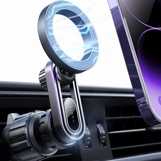 Магнитна стойка за кола Lisen, Универсална, Черна YL0222100001