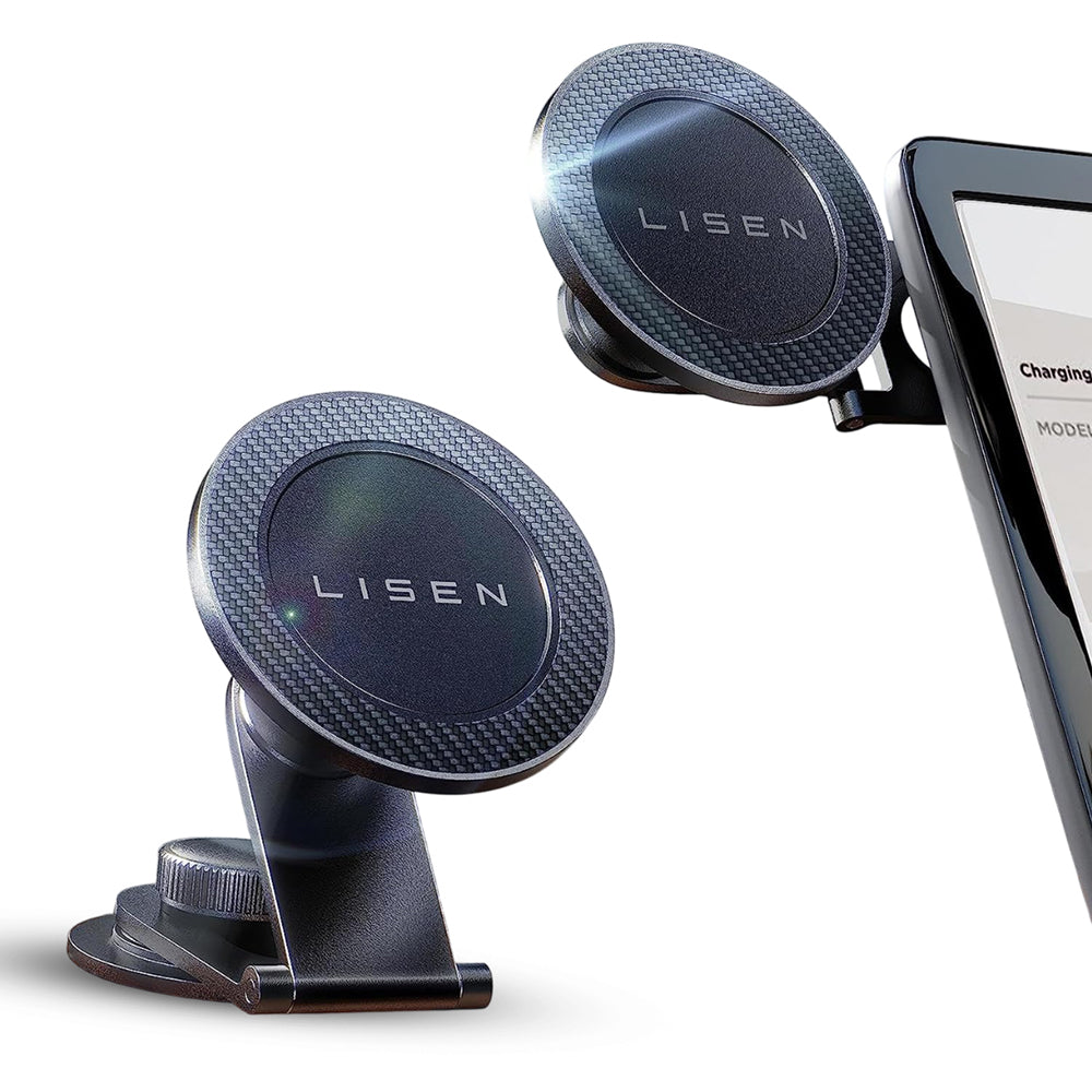 Магнитна стойка за кола Lisen, Универсална, Черна YL0223050002