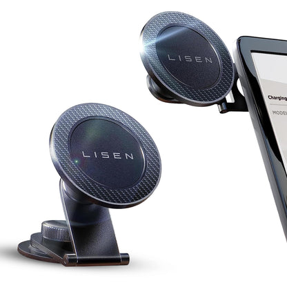 Магнитна стойка за кола Lisen, Универсална, Черна YL0223050002